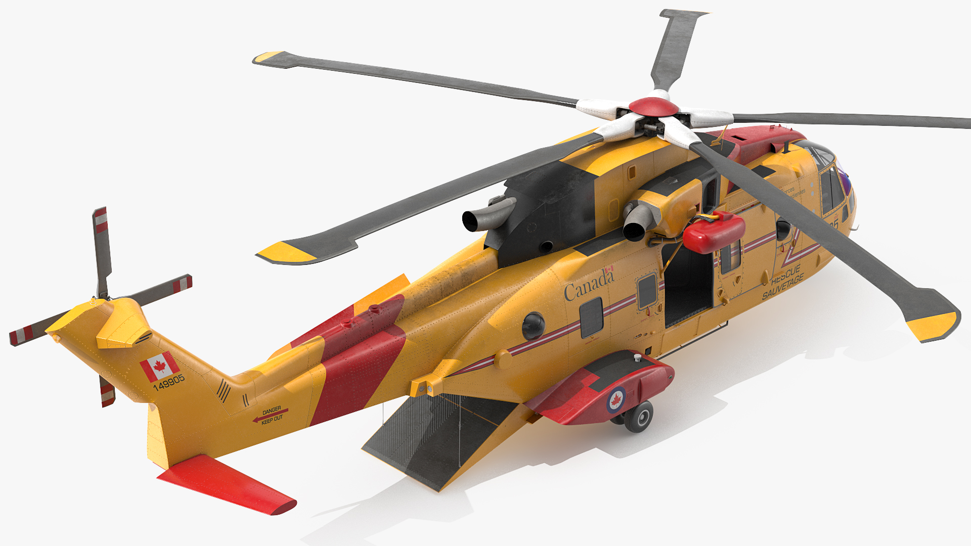 AgustaWestland CH 149 Cormorant Rescue Helicopter 3D model
