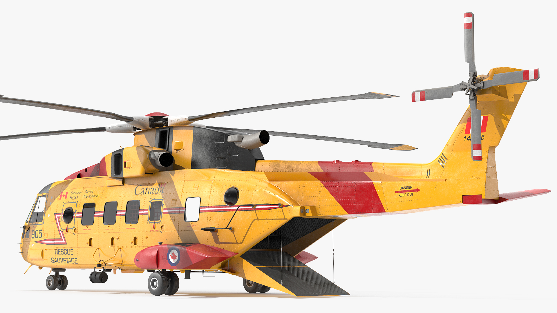 AgustaWestland CH 149 Cormorant Rescue Helicopter 3D model