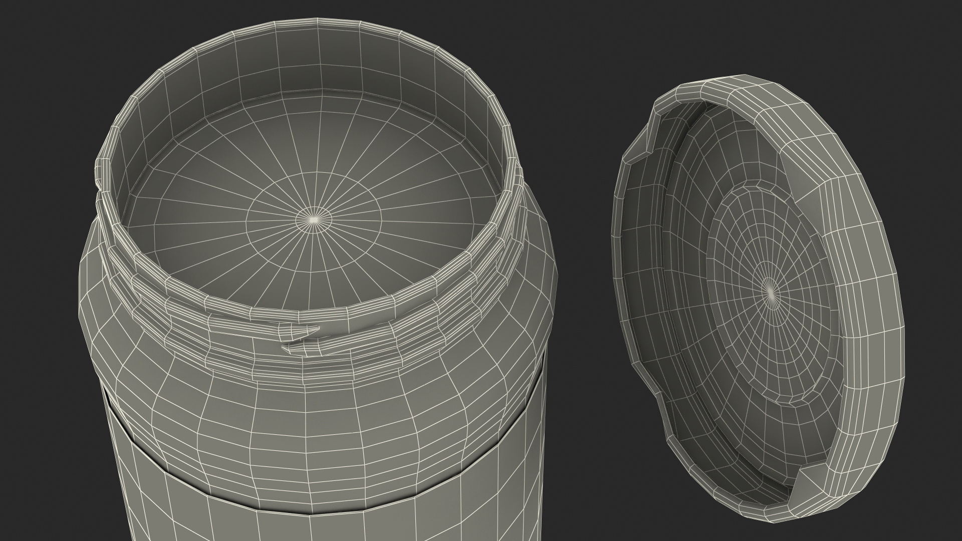 Pesto Sauce Pot 6oz 3D model