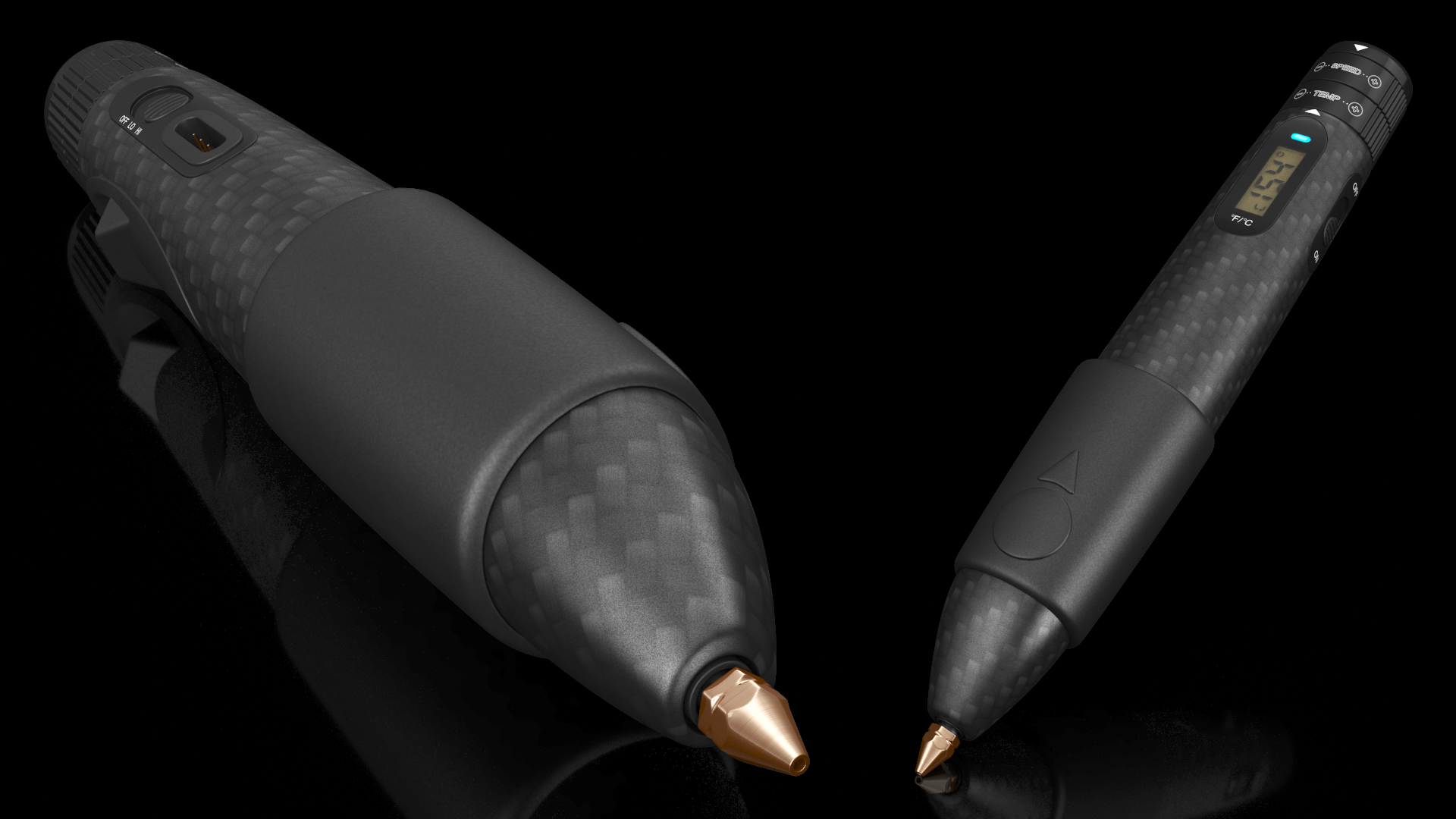 3D 3D Printing Pen Black