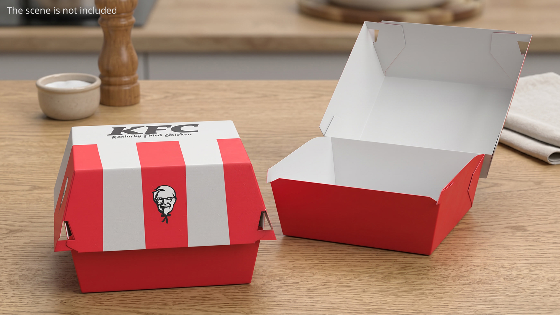 KFC Fast Food Packaging Box, view 2