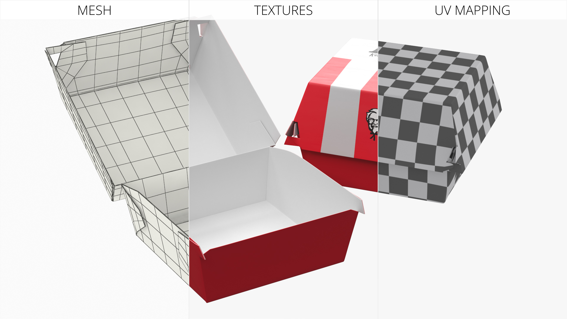 KFC Fast Food Packaging Box, view 6