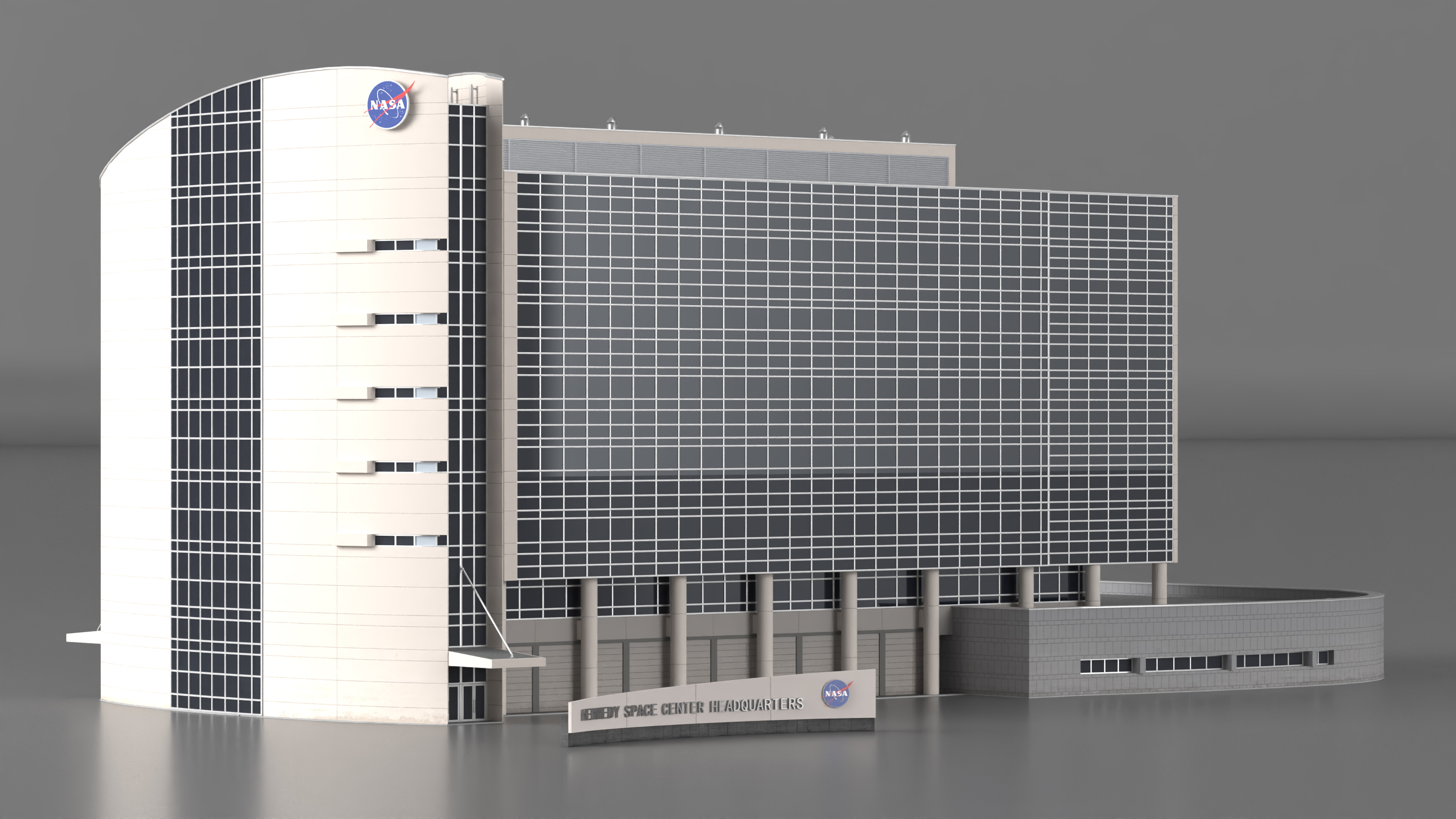 3D Kennedy Space Center NASA Headquarters model