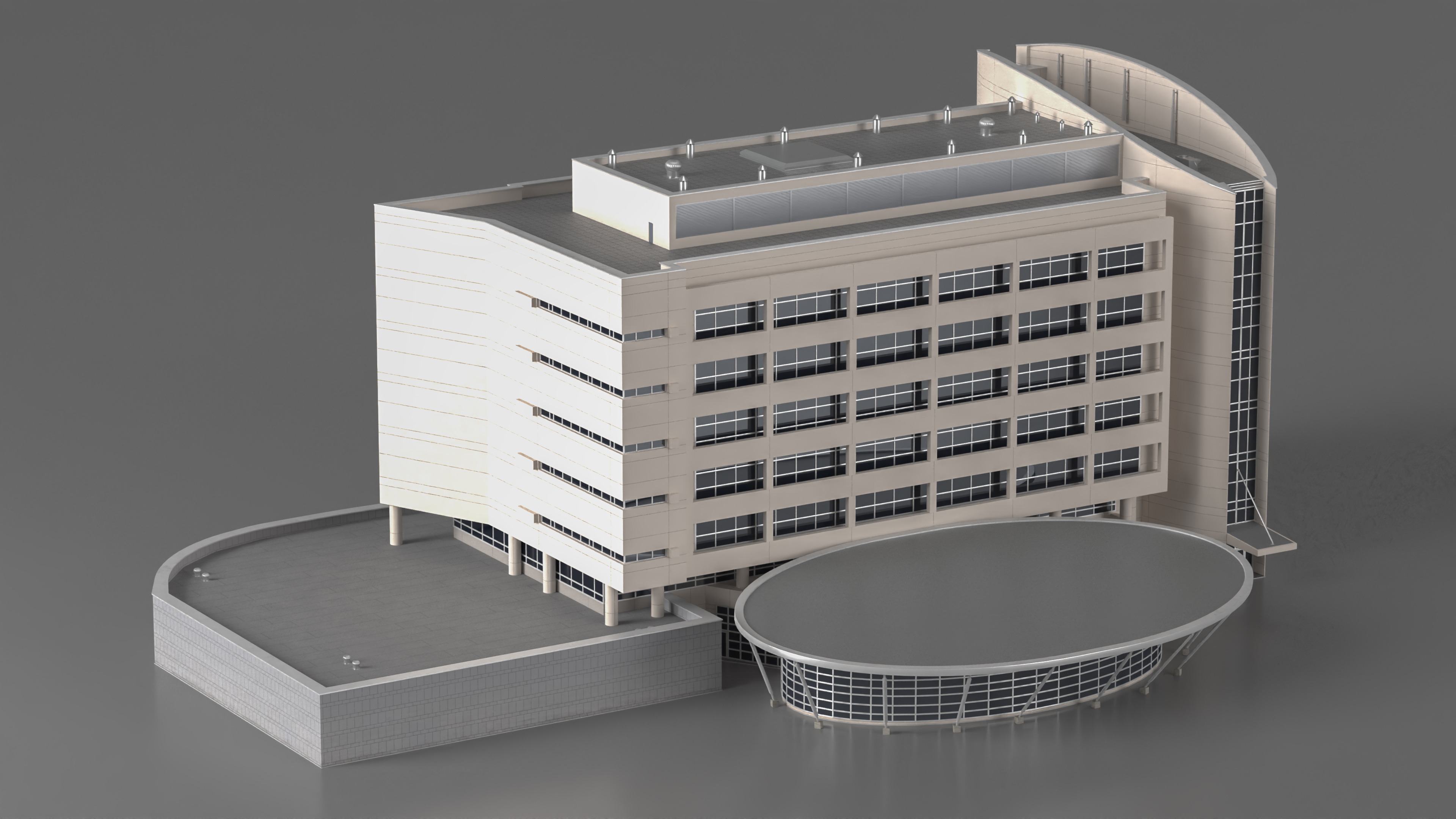 3D Kennedy Space Center NASA Headquarters model