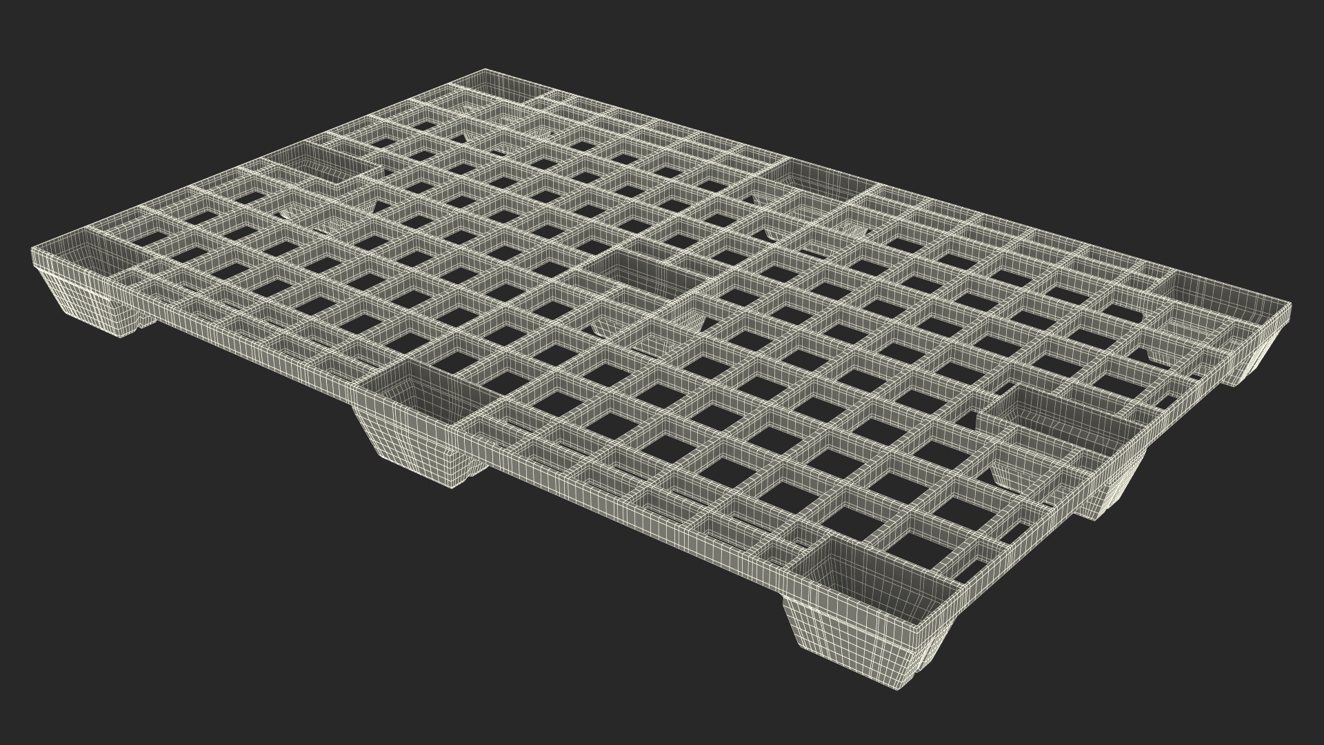 Yale Electric Forklift with Pallet 3D model