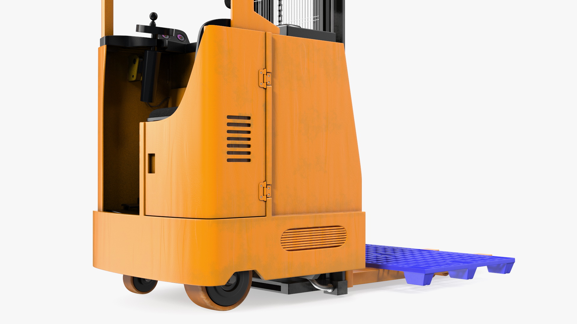 Yale Electric Forklift with Pallet 3D model
