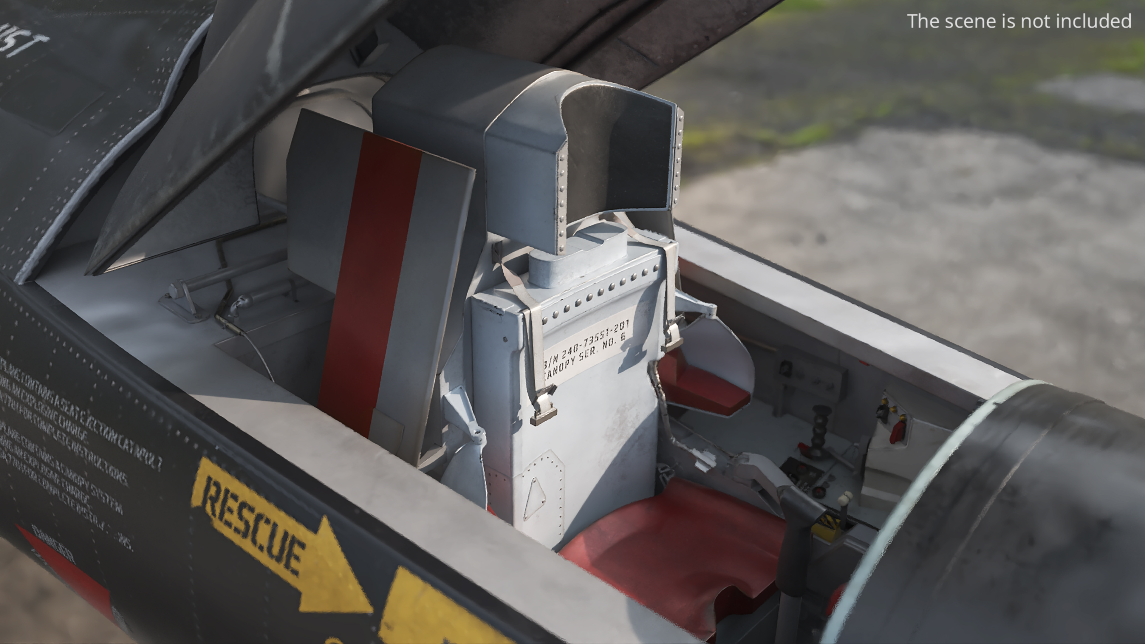 North American X15 Cockpit Ejection Seat Assembly - view 2