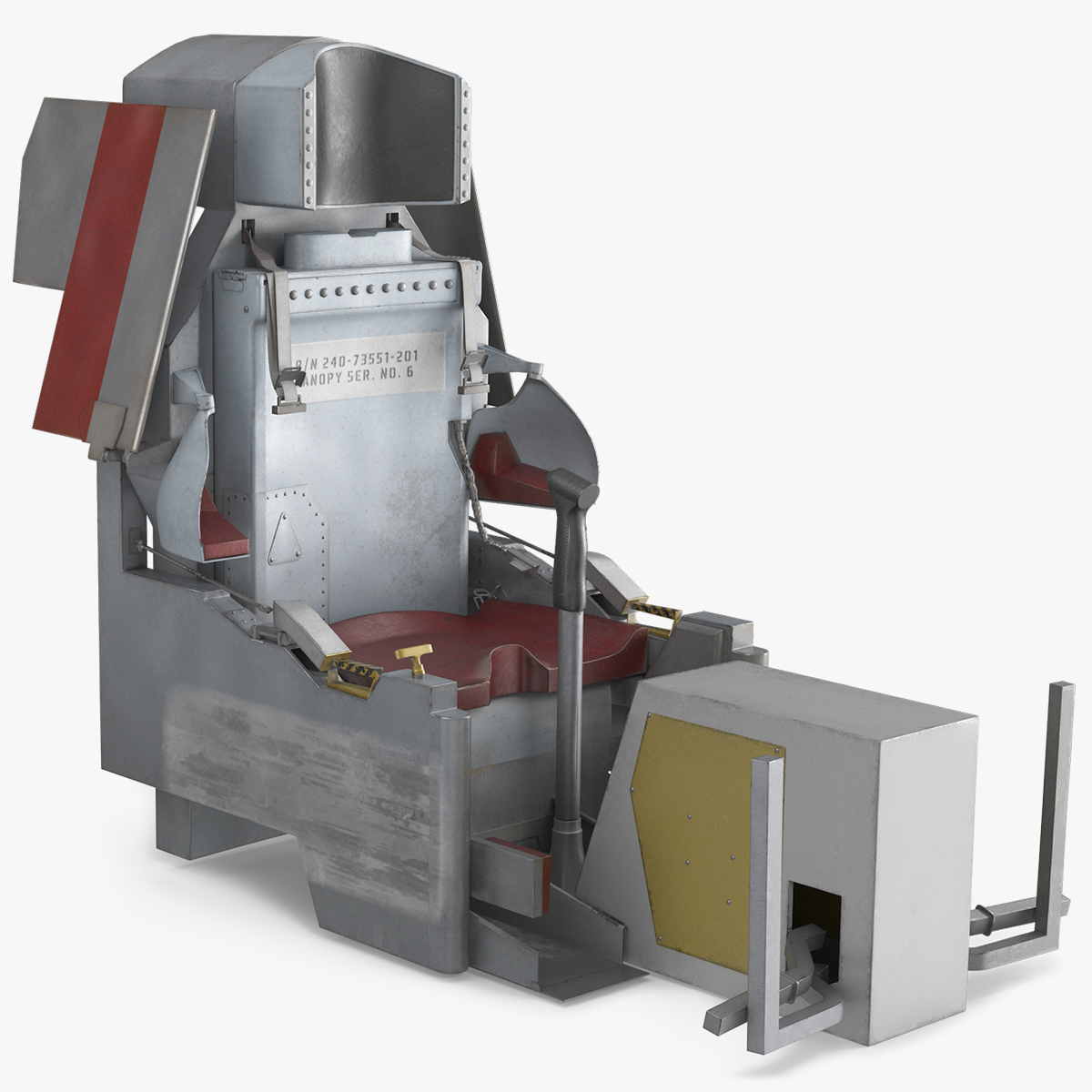 North American X15 Cockpit Ejection Seat Assembly - view 9