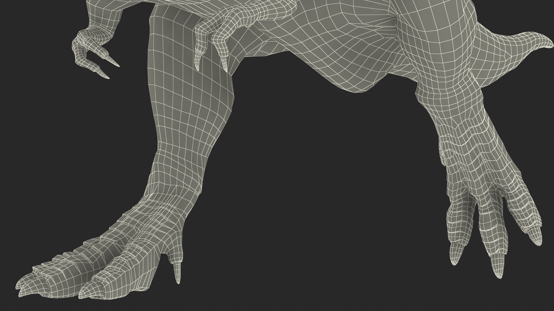 T Rex Walking Animated Rigged 3D model