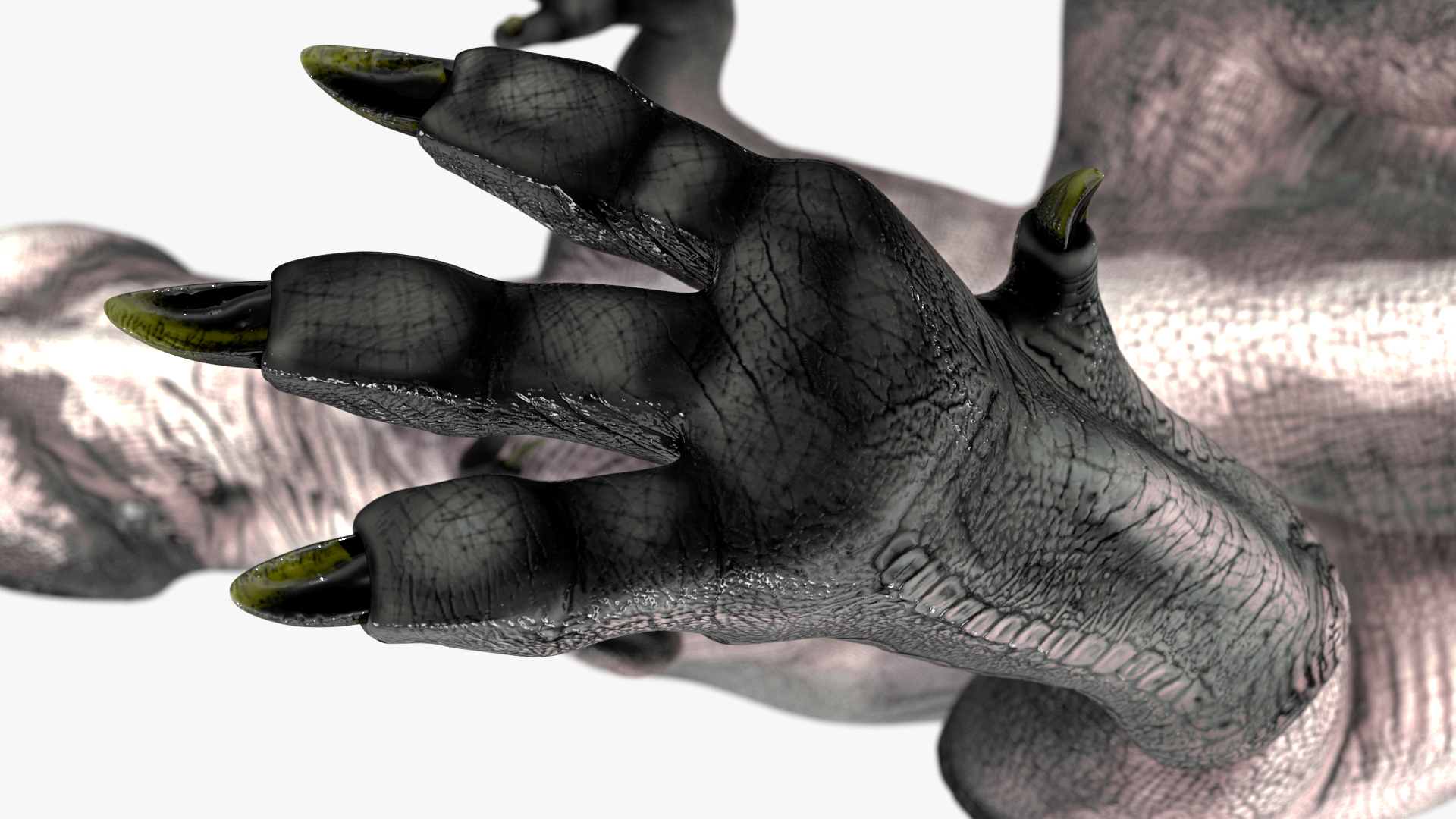 T Rex Walking Animated Rigged 3D model