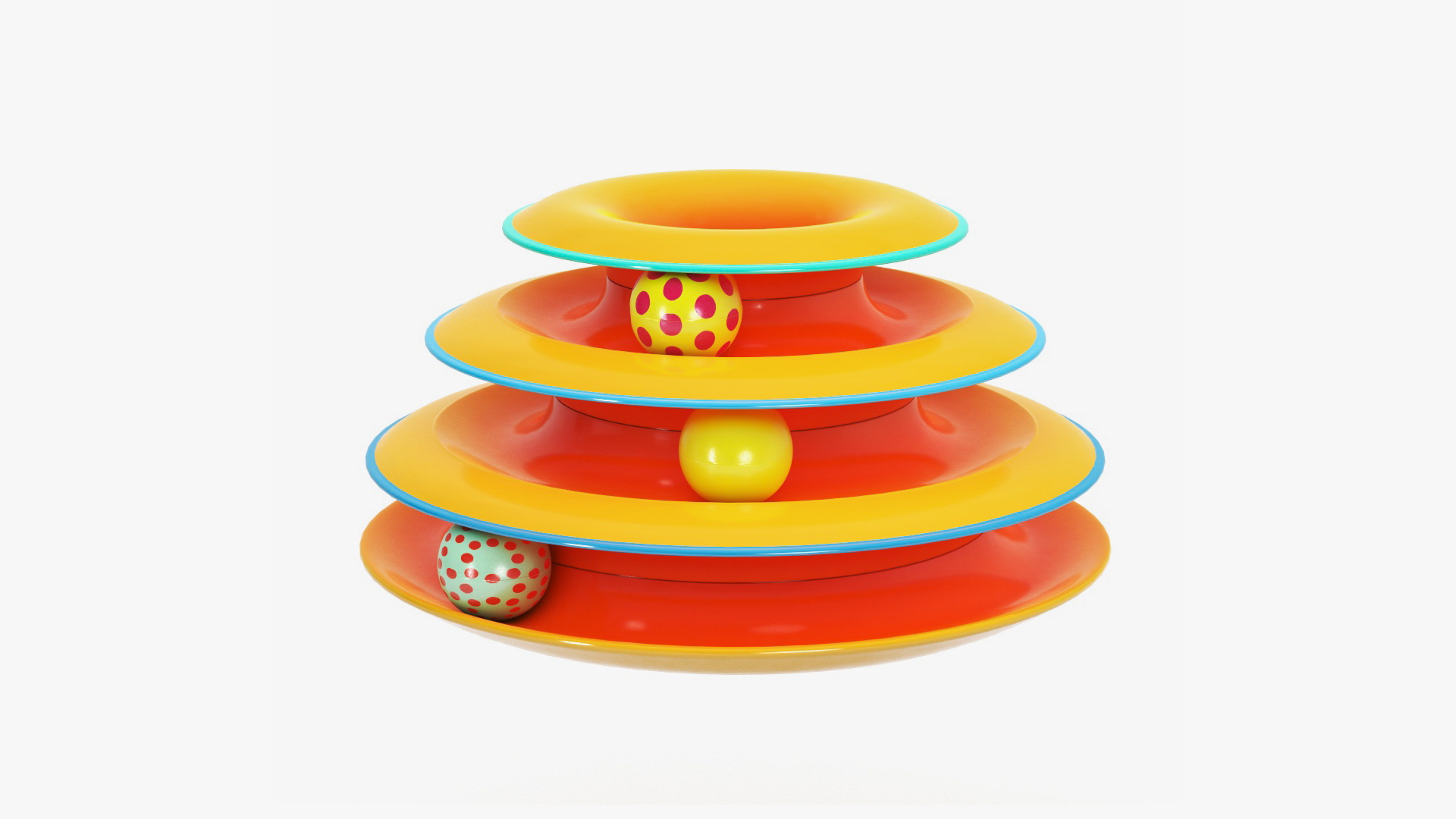 Cat Toy Orange 3D model