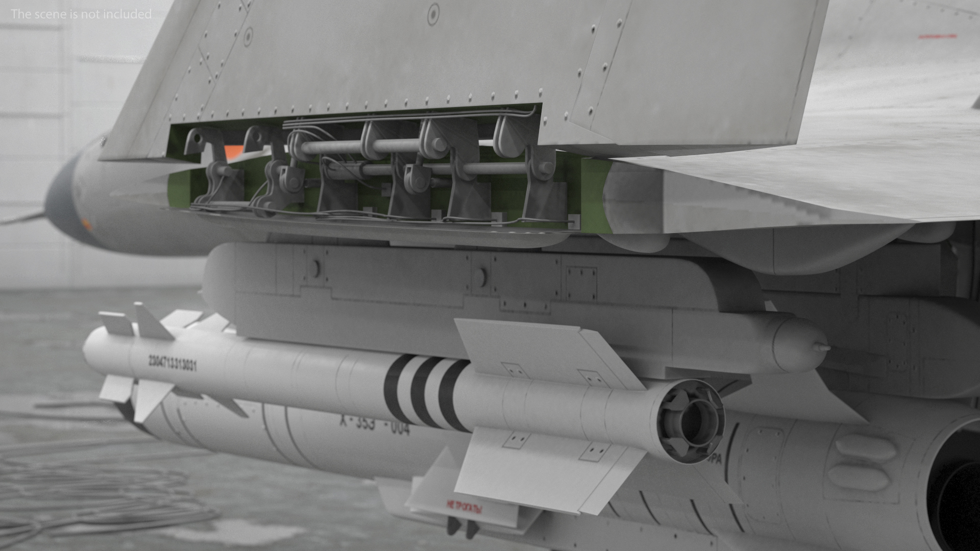 3D MiG 29 KUB Tandem Aircraft Indian with Armament Rigged for Maya model