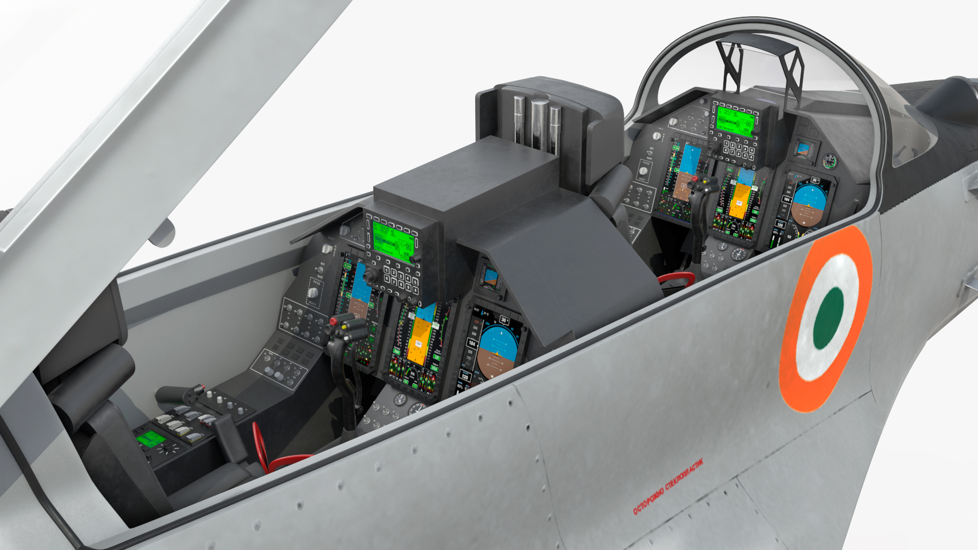3D MiG 29 KUB Tandem Aircraft Indian with Armament Rigged for Maya model
