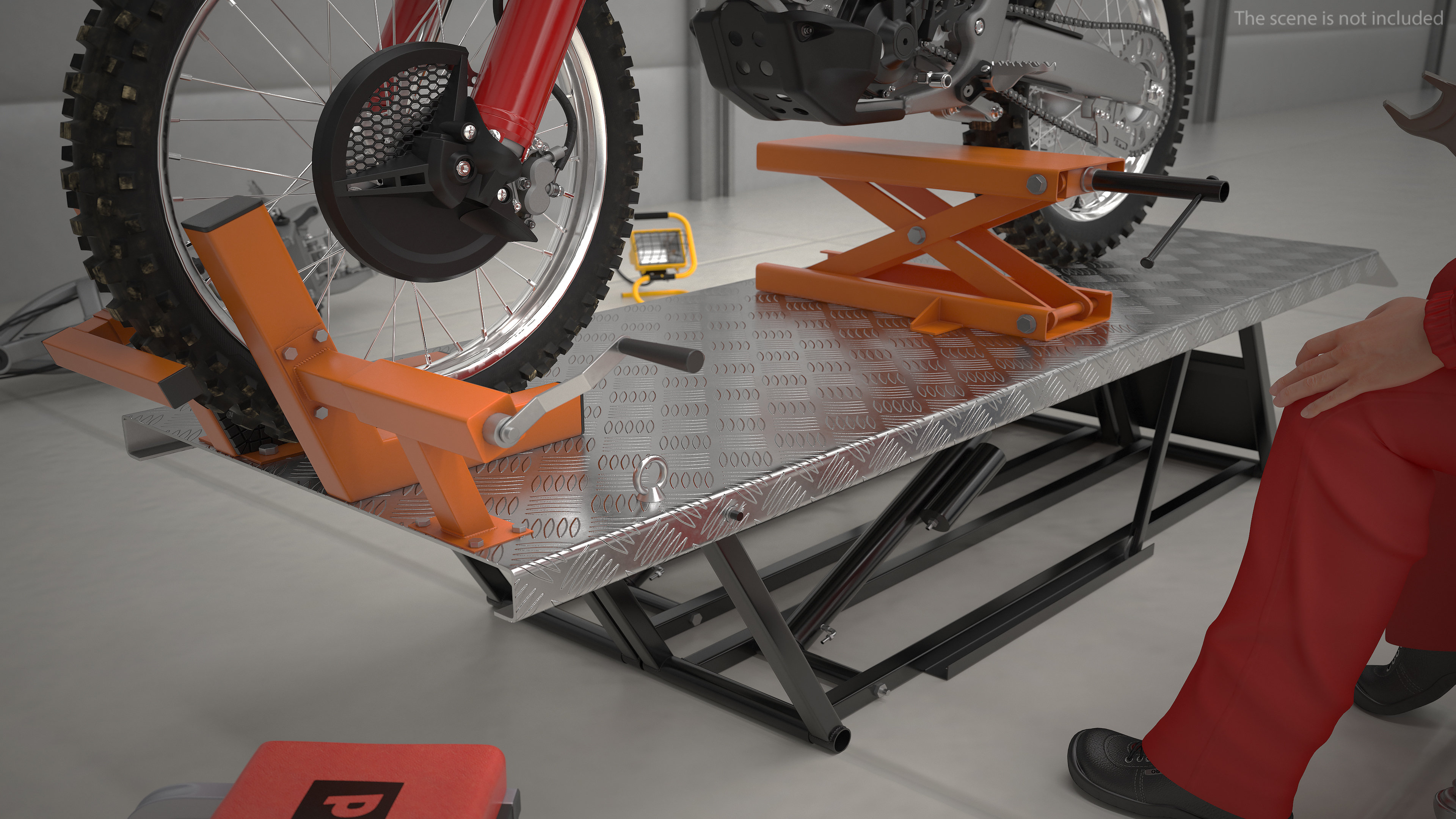 Motorcycle Lift Adapter Kit 3D