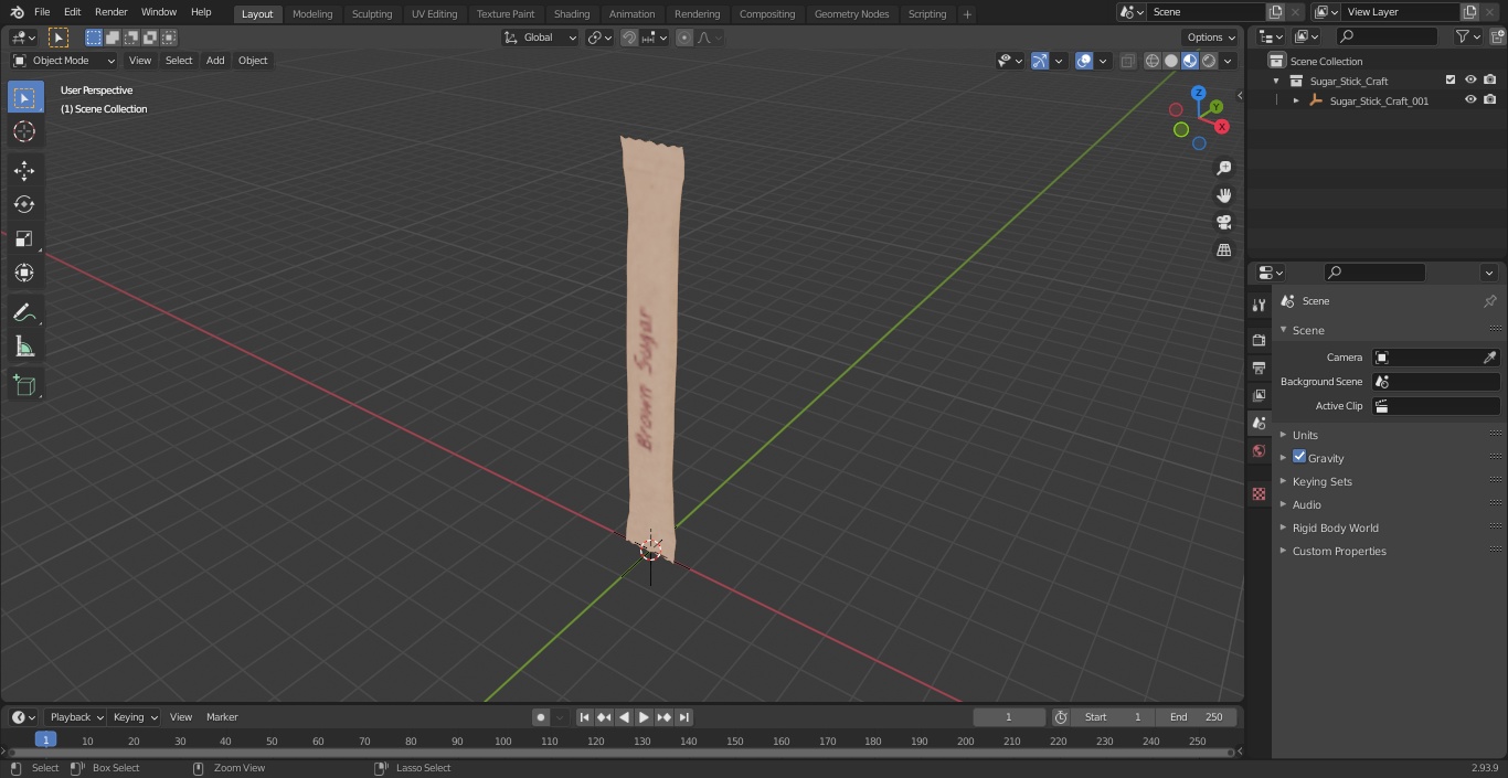 Sugar Stick Craft 3D