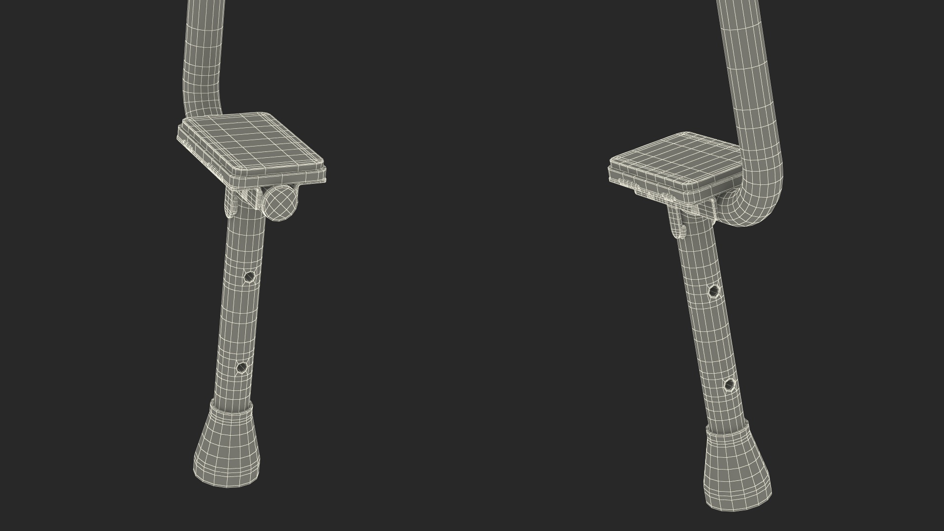 Girl on Walking Stilts 3D