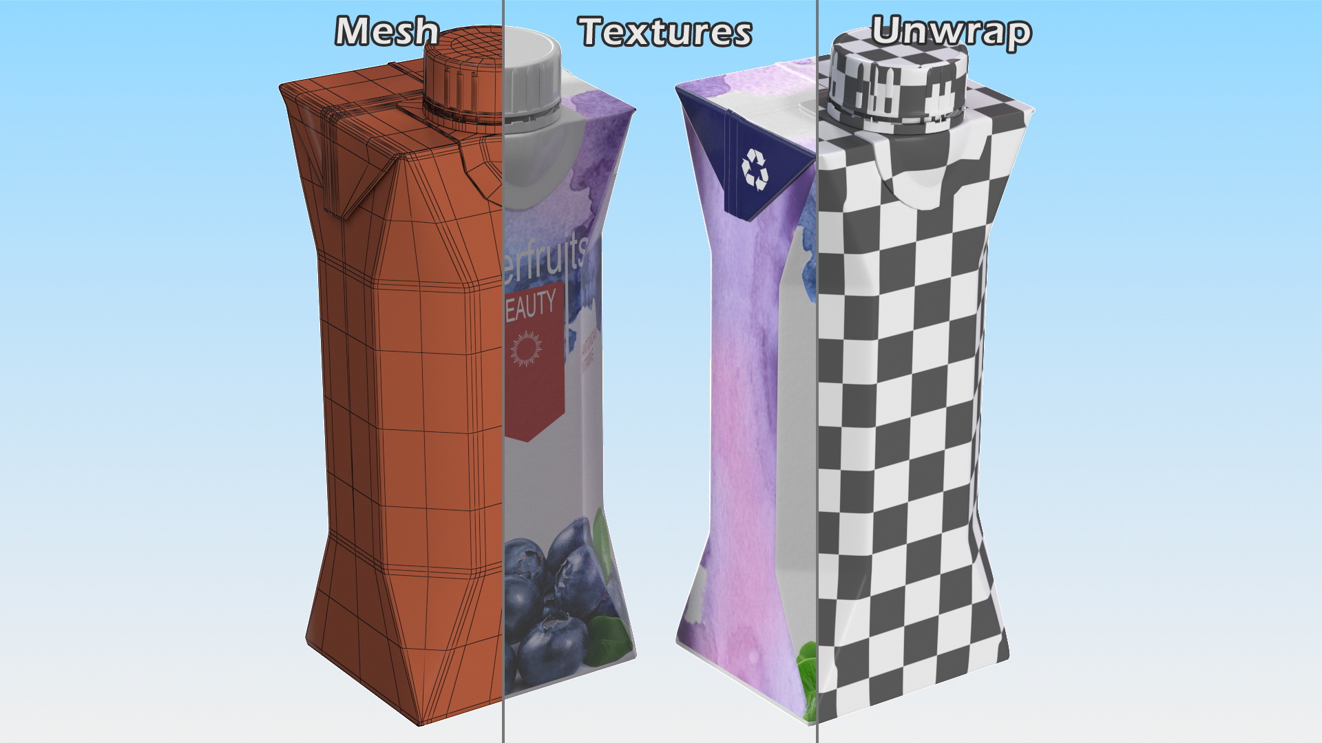 3D model Tetra Prisma Aseptic