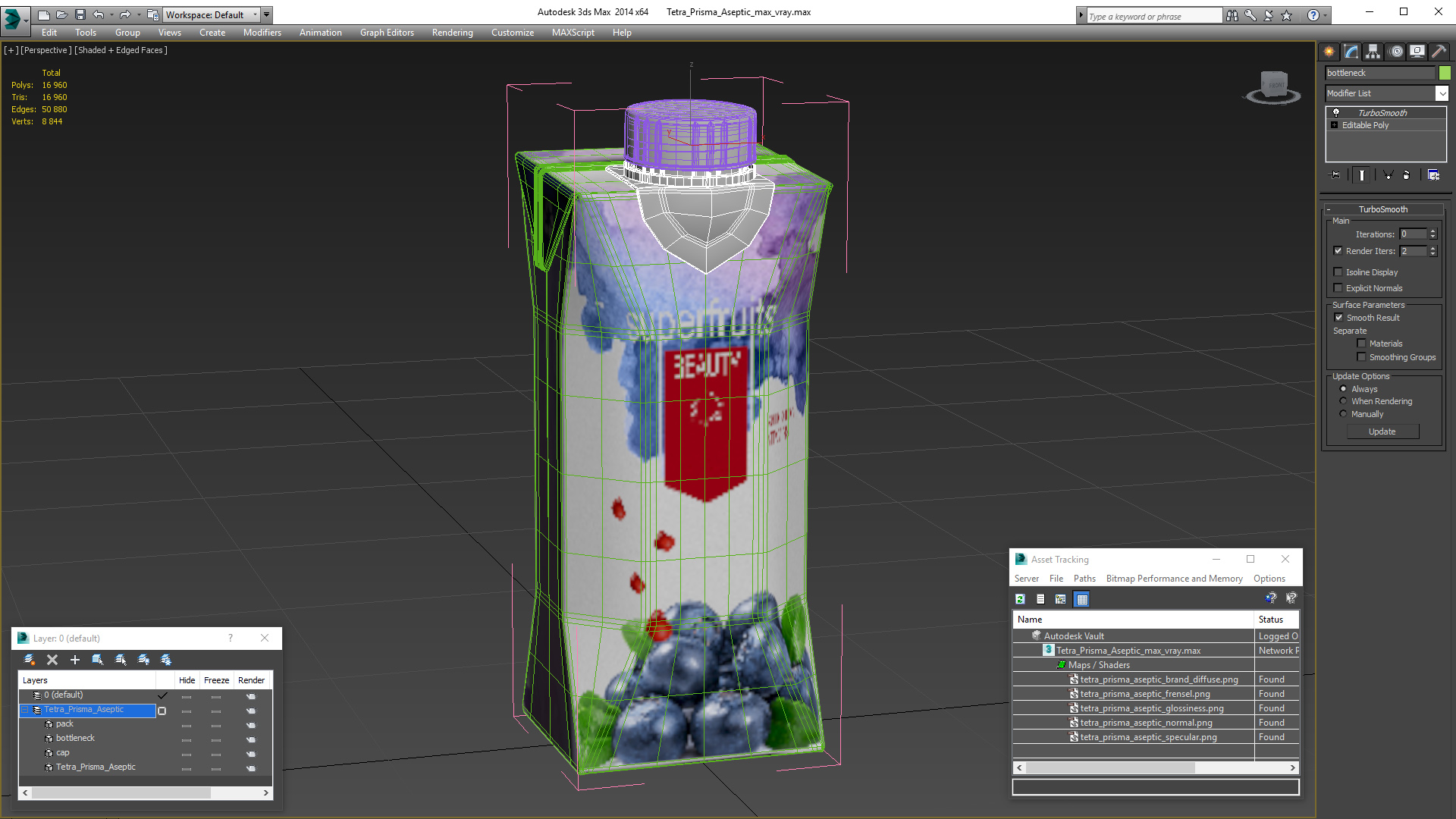 3D model Tetra Prisma Aseptic