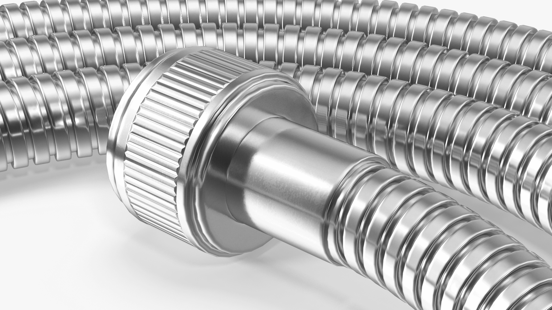 3D Shower Hose Chrome model