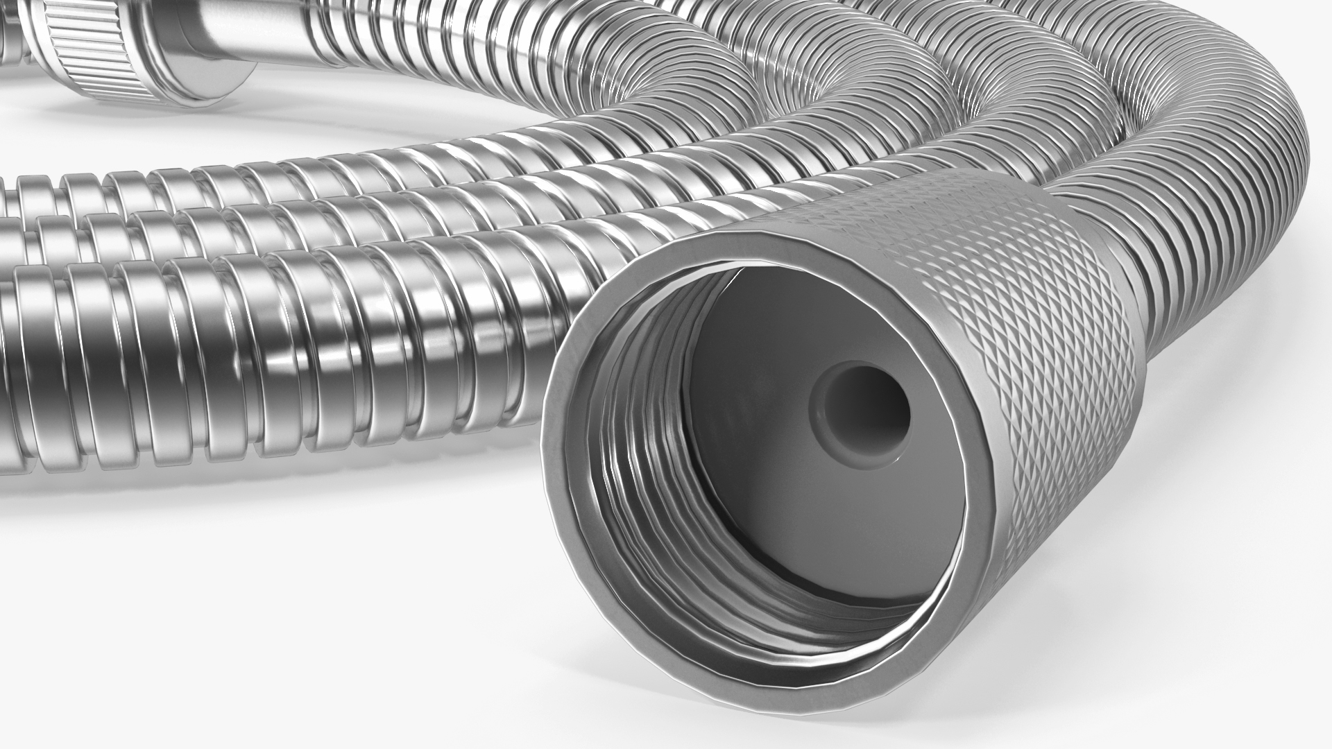 3D Shower Hose Chrome model