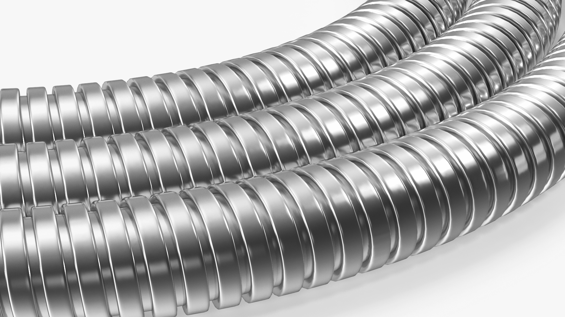 3D Shower Hose Chrome model