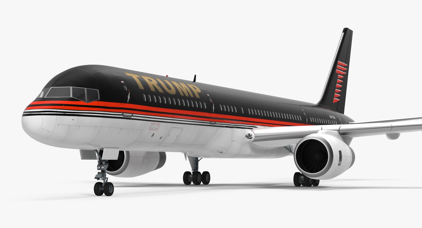 Donald Trumps Private Boeing 757, view 3