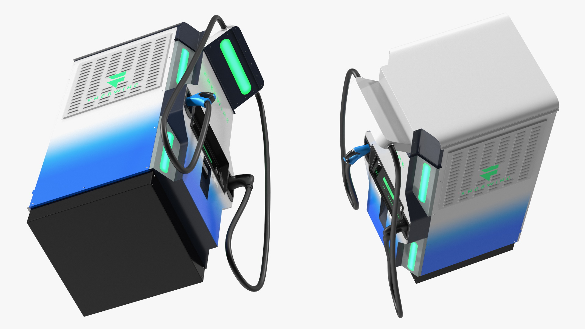 Freewire Ultrafast EV Boost Charger 200 Blue 3D model