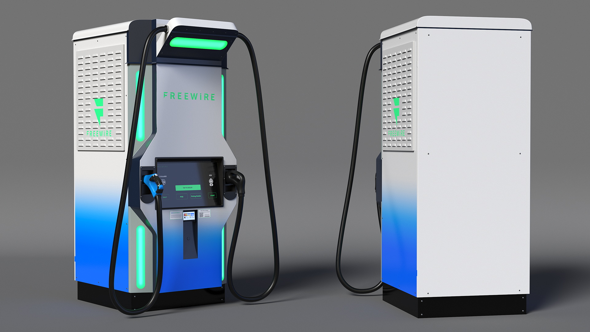 Freewire Ultrafast EV Boost Charger 200 Blue 3D model