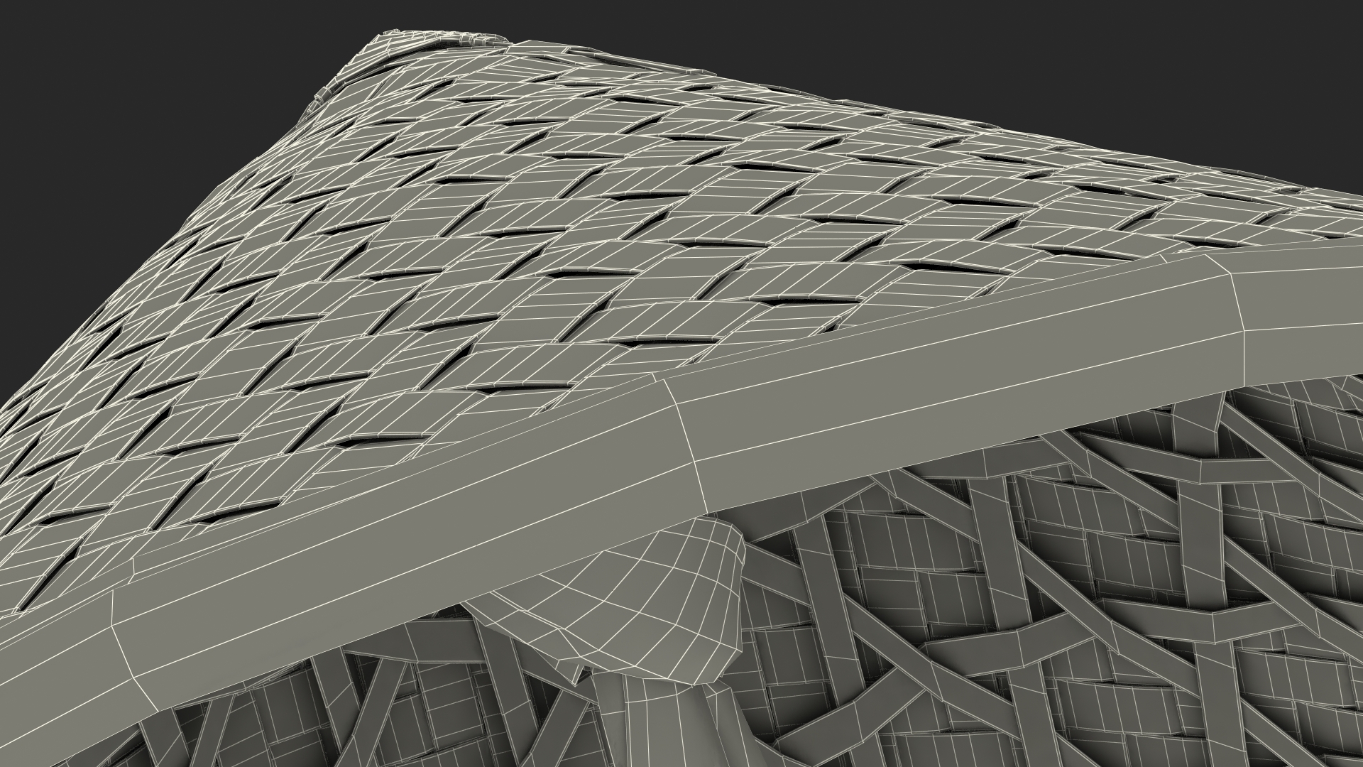Chinese Straw Hat 3D