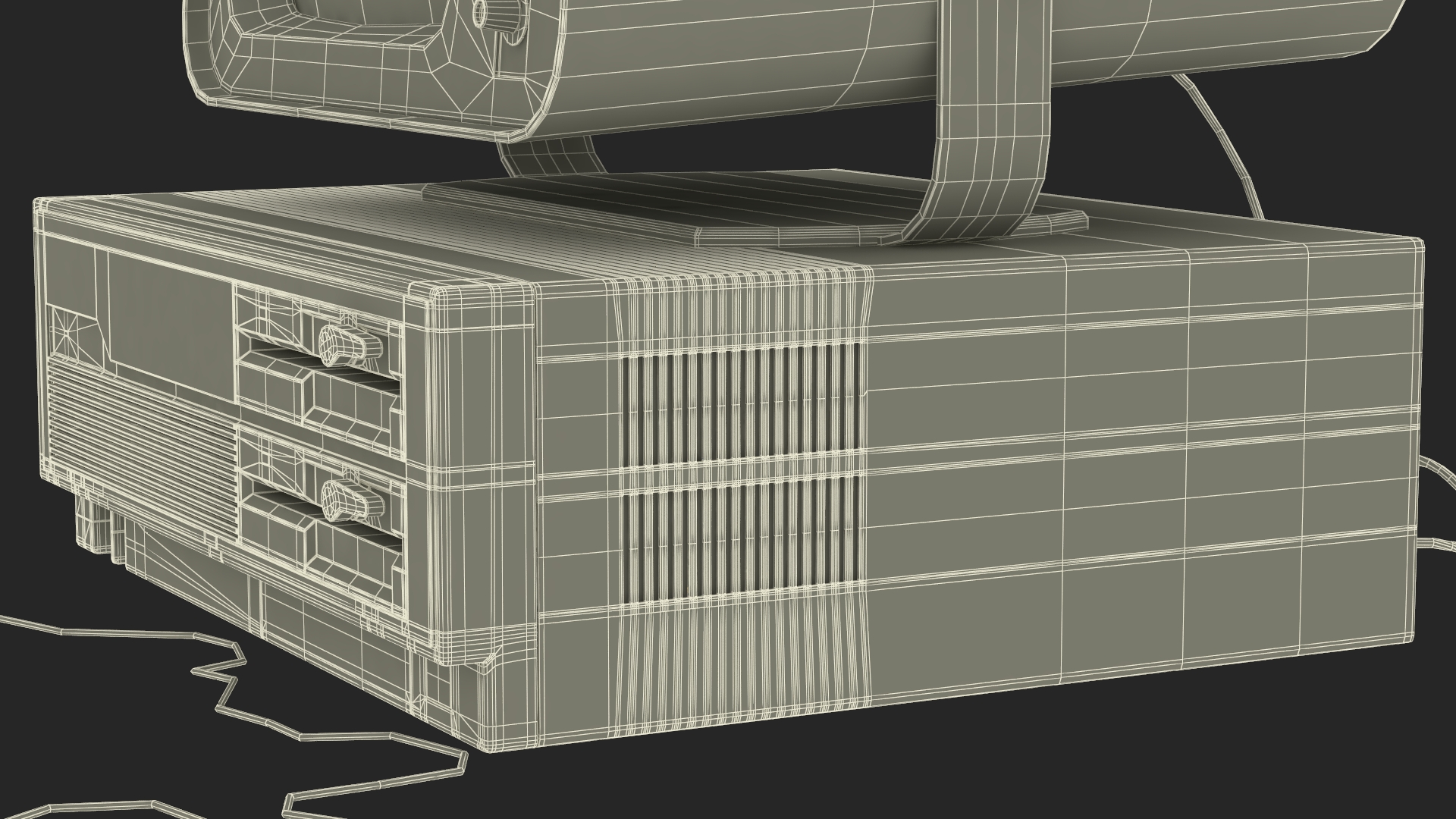 Retro Style Personal Computer 3D model