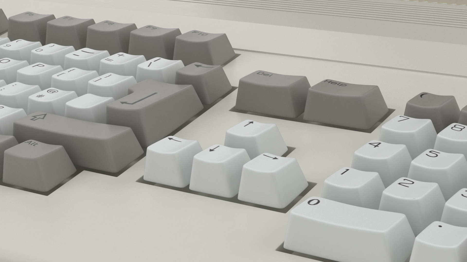 Retro Style Personal Computer 3D model