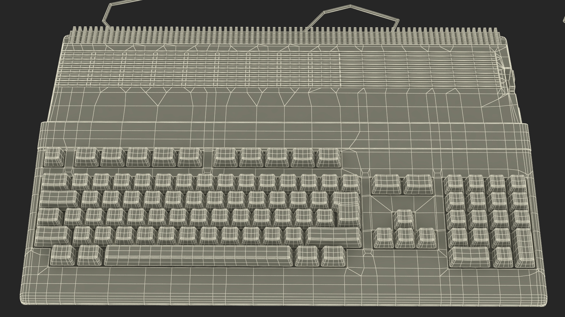 Retro Style Personal Computer 3D model