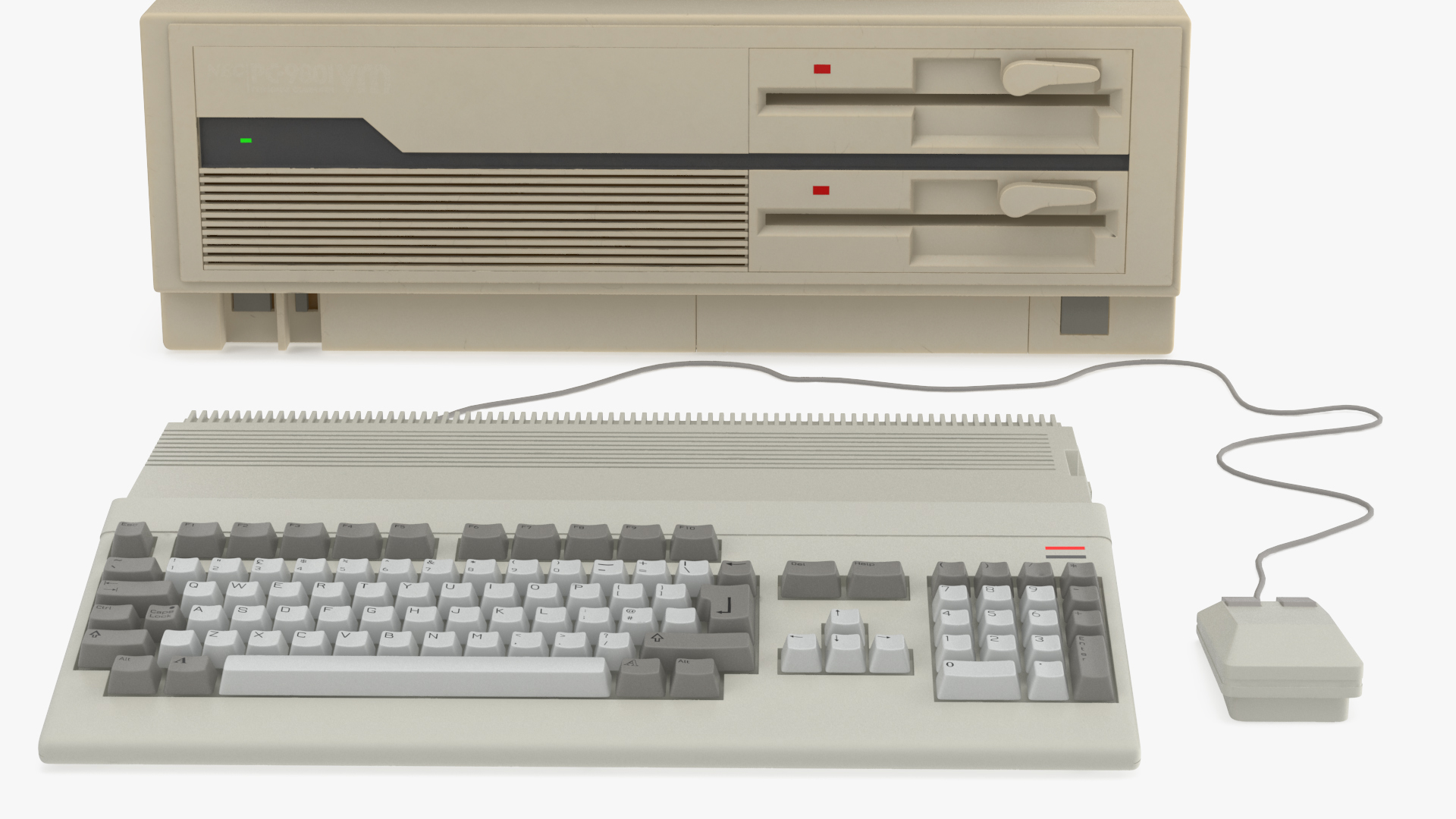 Retro Style Personal Computer 3D model