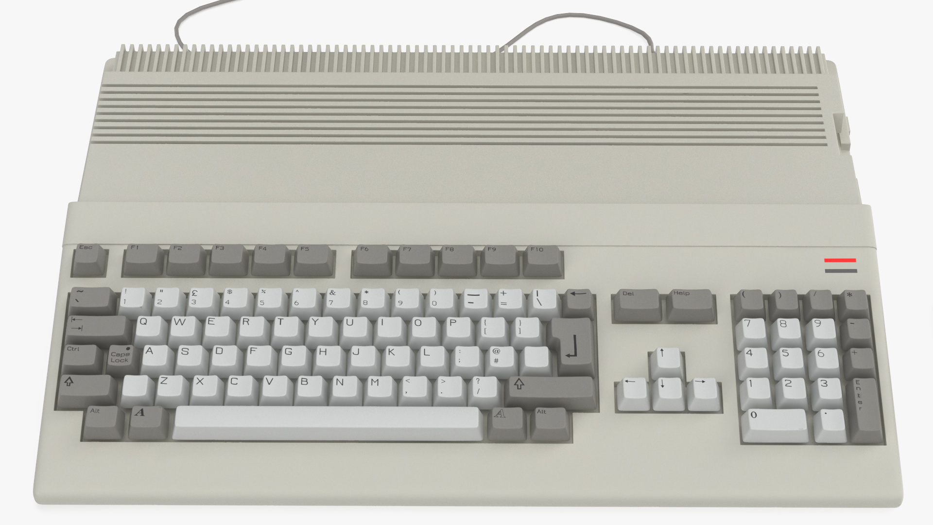 Retro Style Personal Computer 3D model