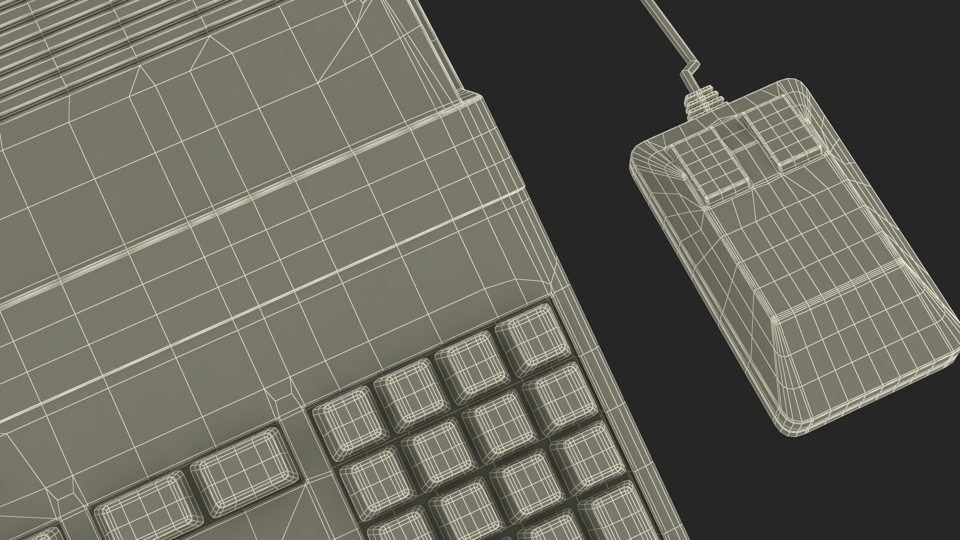 Retro Style Personal Computer 3D model