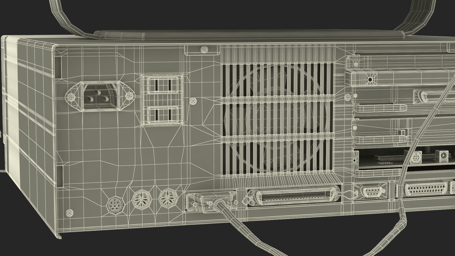 Retro Style Personal Computer 3D model
