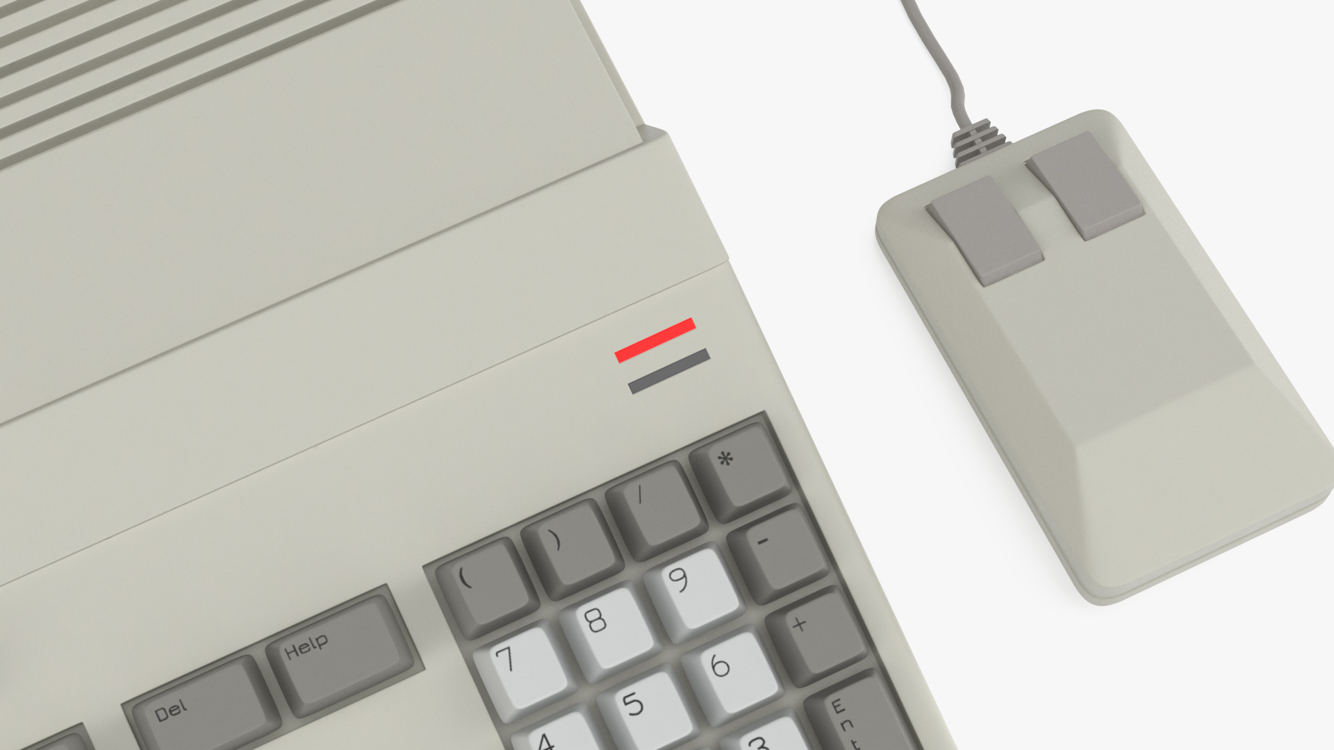 Retro Style Personal Computer 3D model