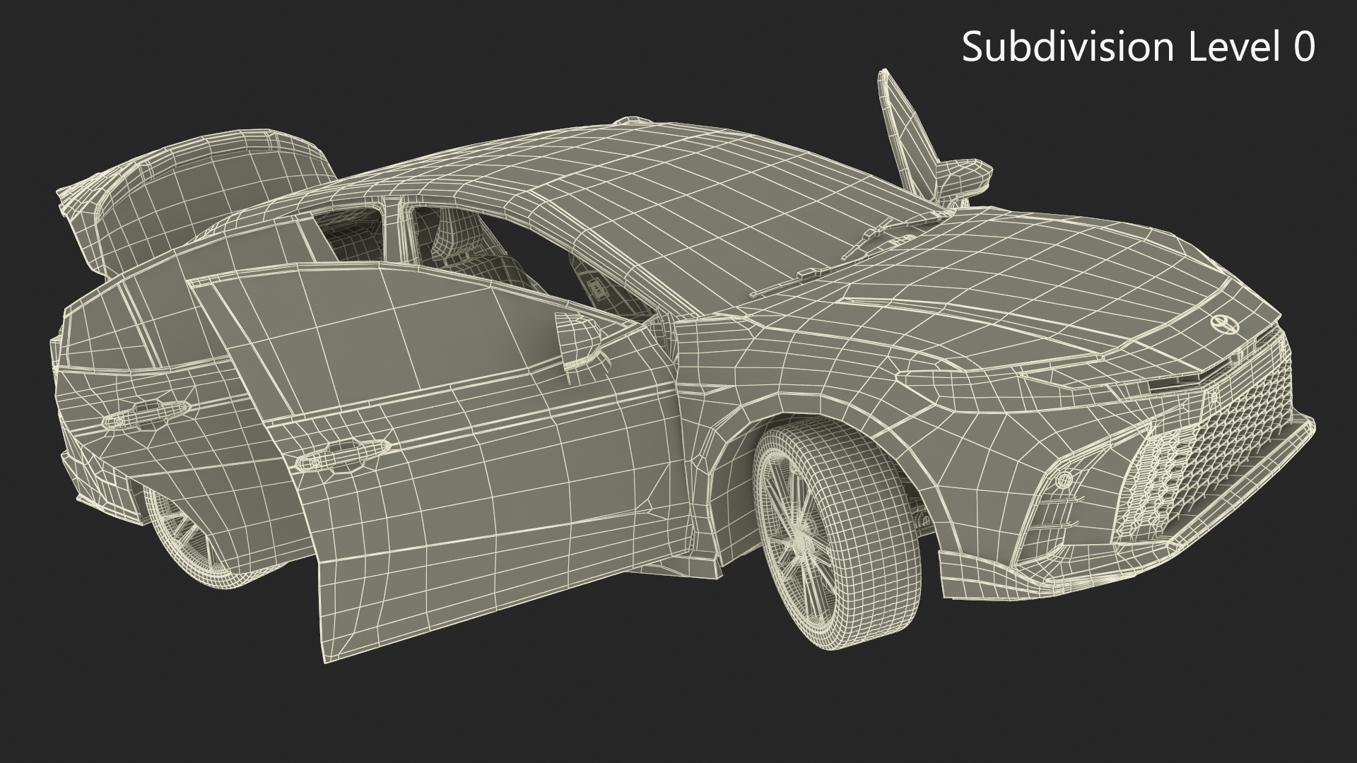 Camry 2025 Hybrid Ocean Gem Rigged 3D model