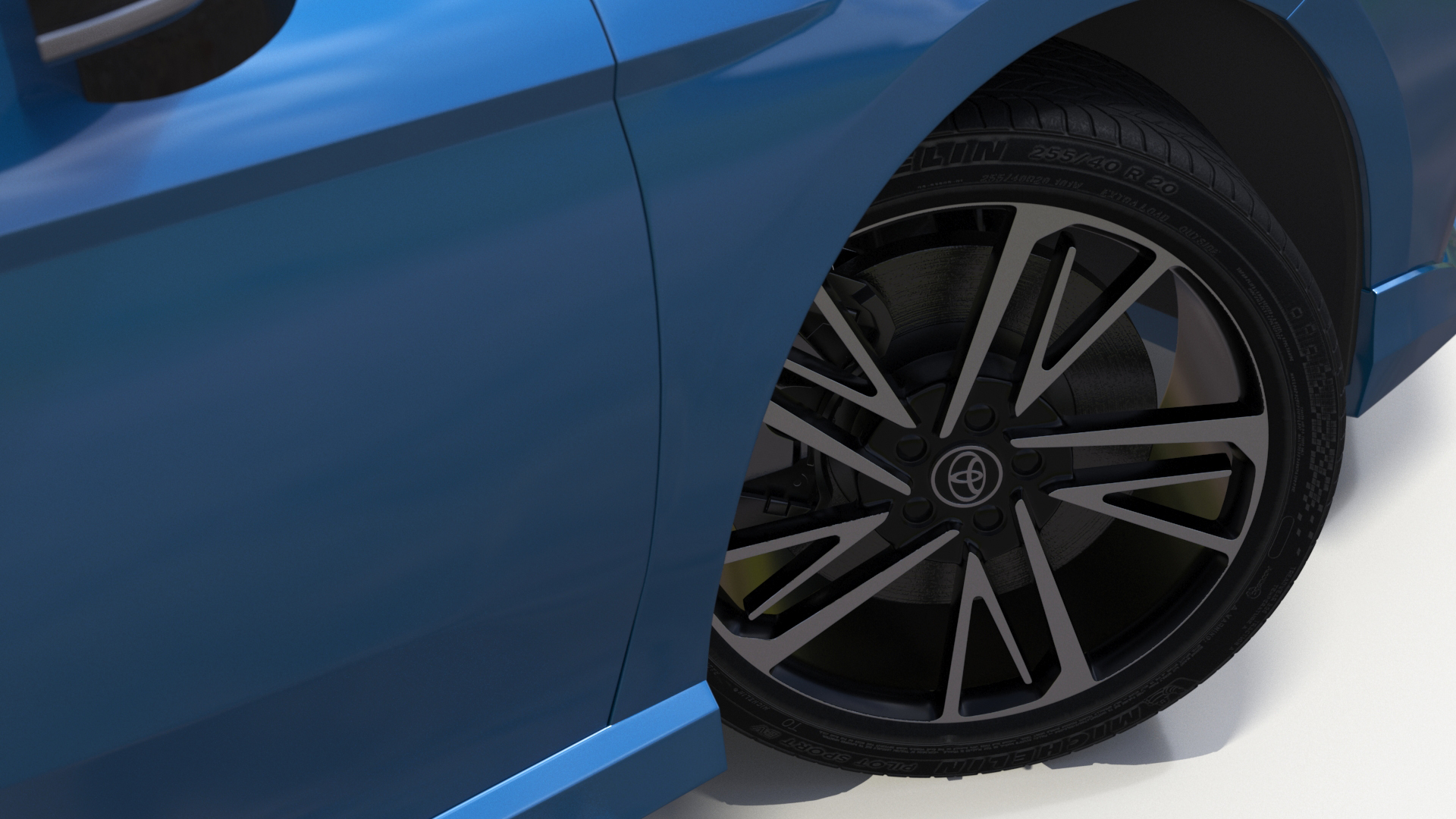 Camry 2025 Hybrid Ocean Gem Rigged 3D model