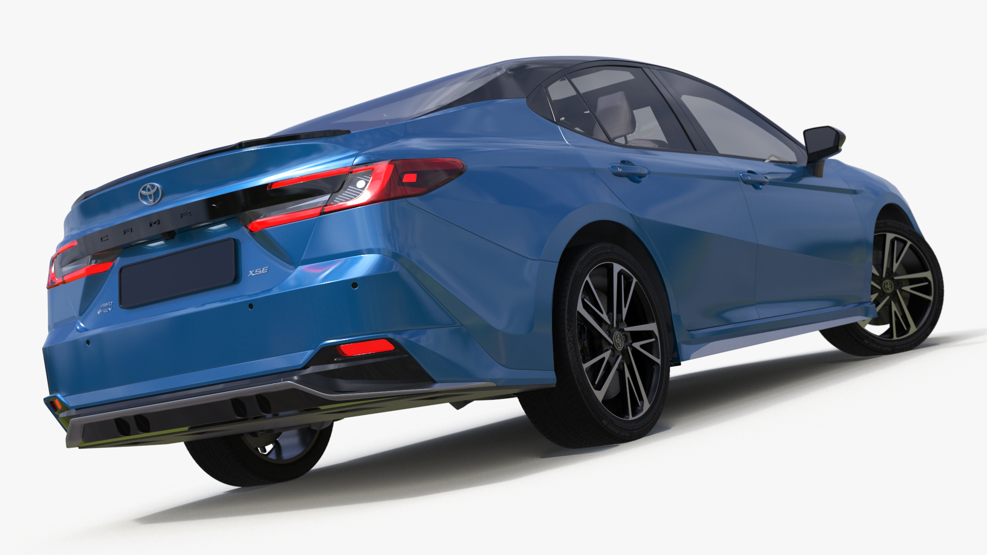 Camry 2025 Hybrid Ocean Gem Rigged 3D model