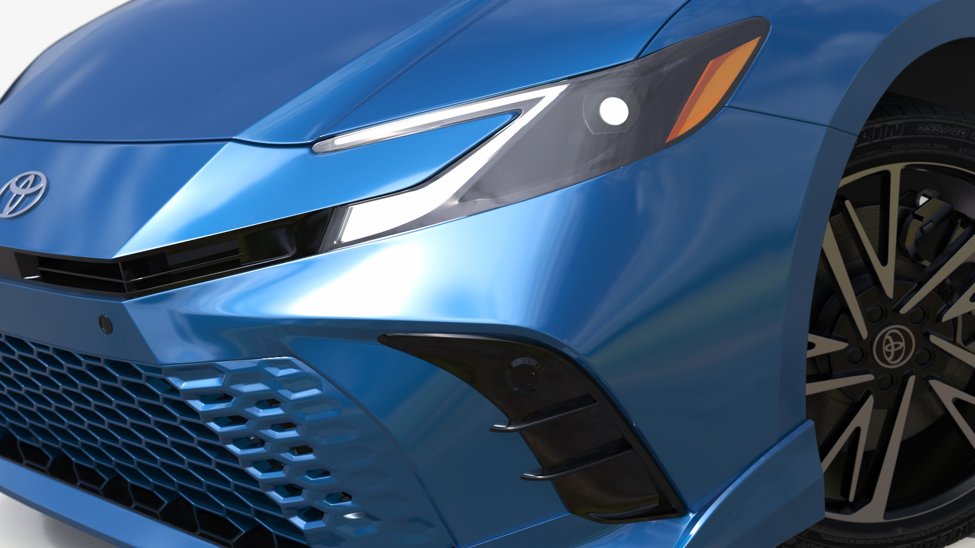 Camry 2025 Hybrid Ocean Gem Rigged 3D model