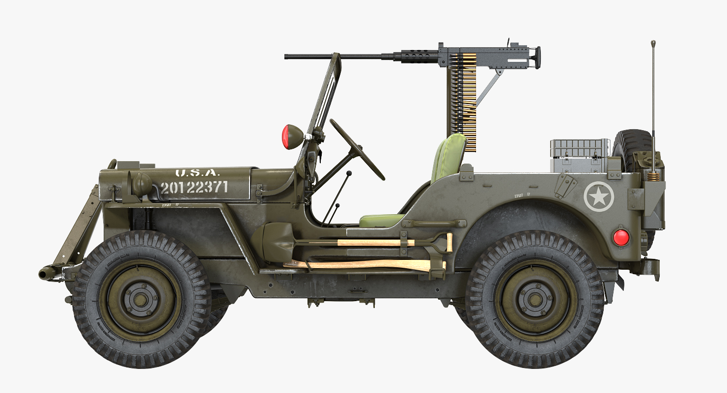 US Army Jeep Willys MB 3D