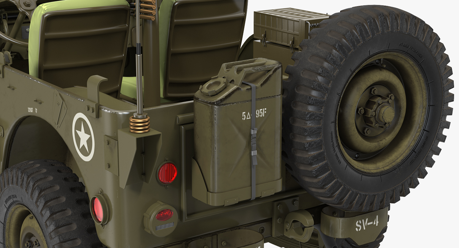 US Army Jeep Willys MB 3D