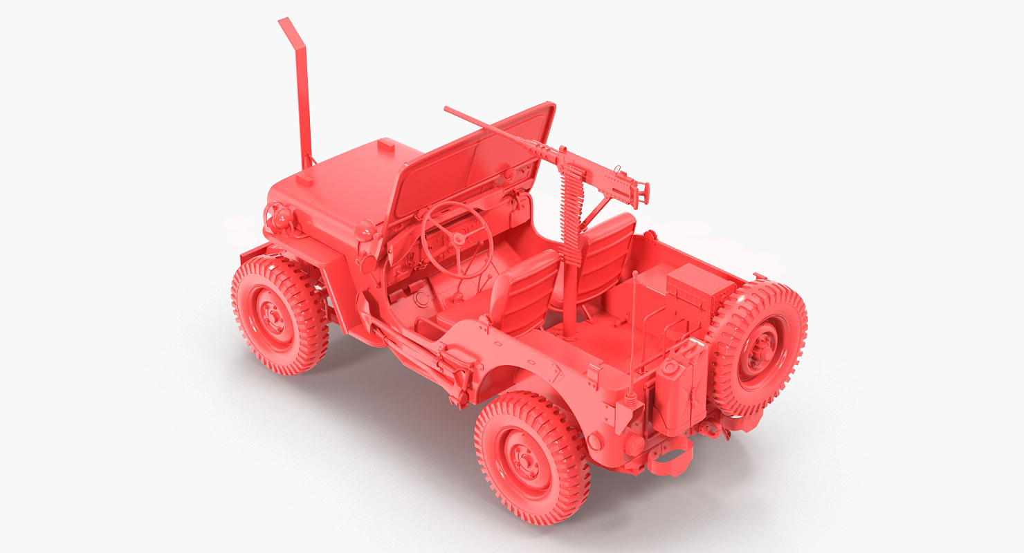 US Army Jeep Willys MB 3D