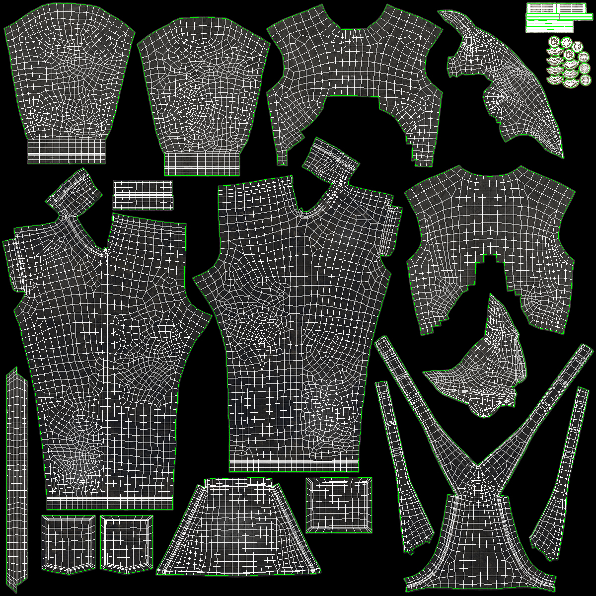 Coal Miner in Pose Fur 3D
