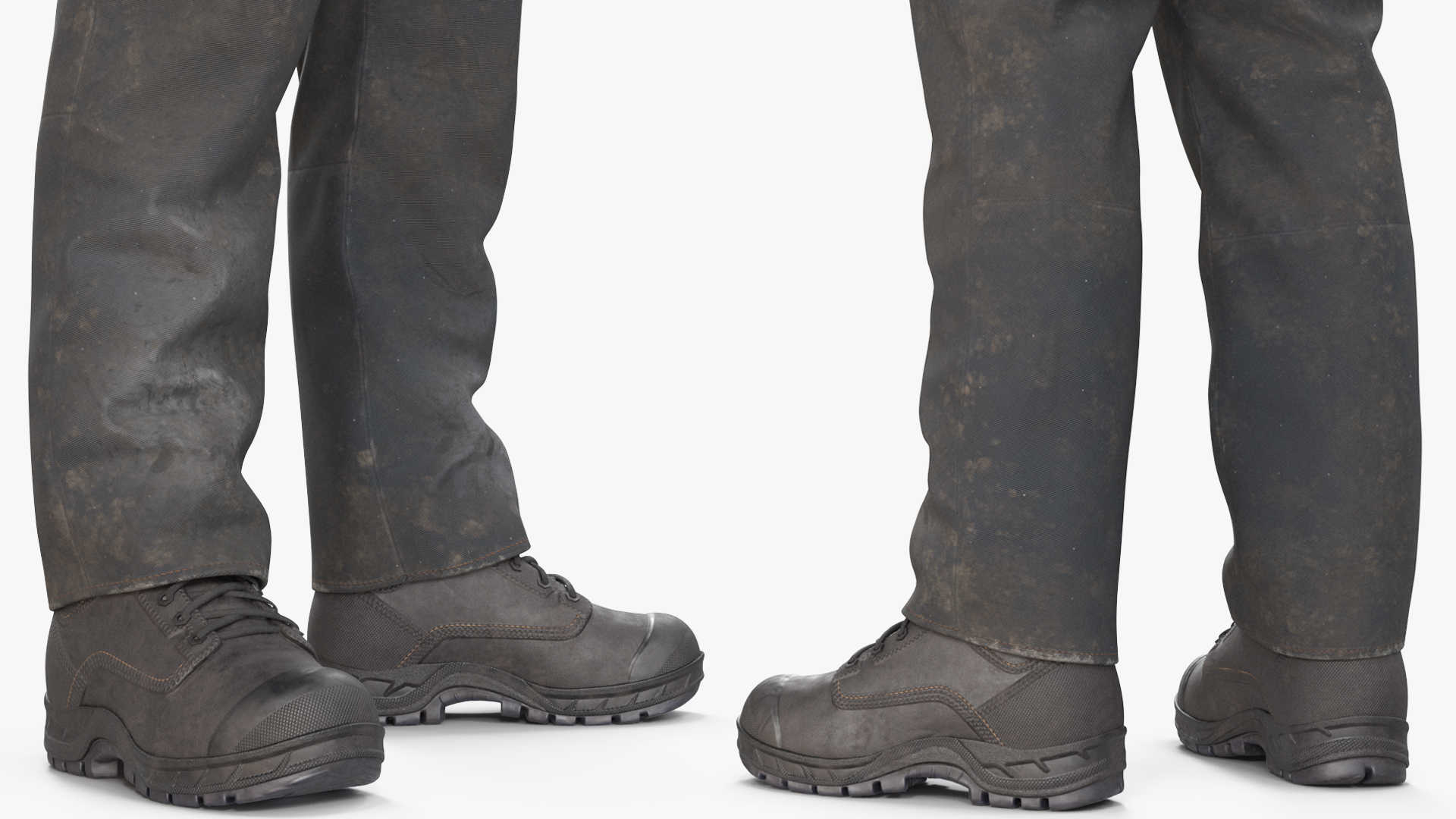Coal Miner in Pose Fur 3D