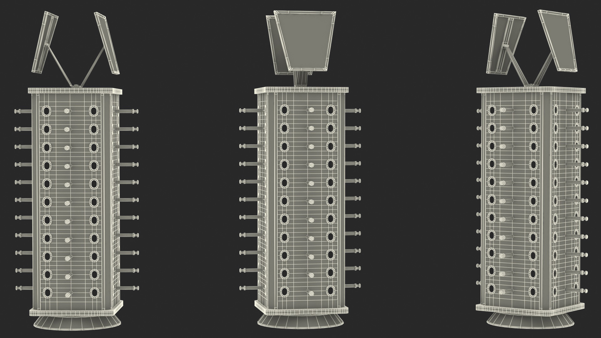 3D Stand Showcase for Glasses Type Five