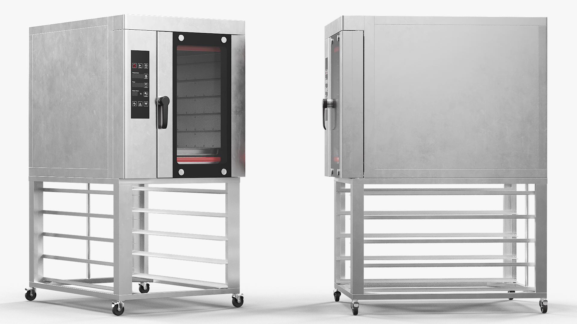 Commercial Convection Oven with Mobile Stand