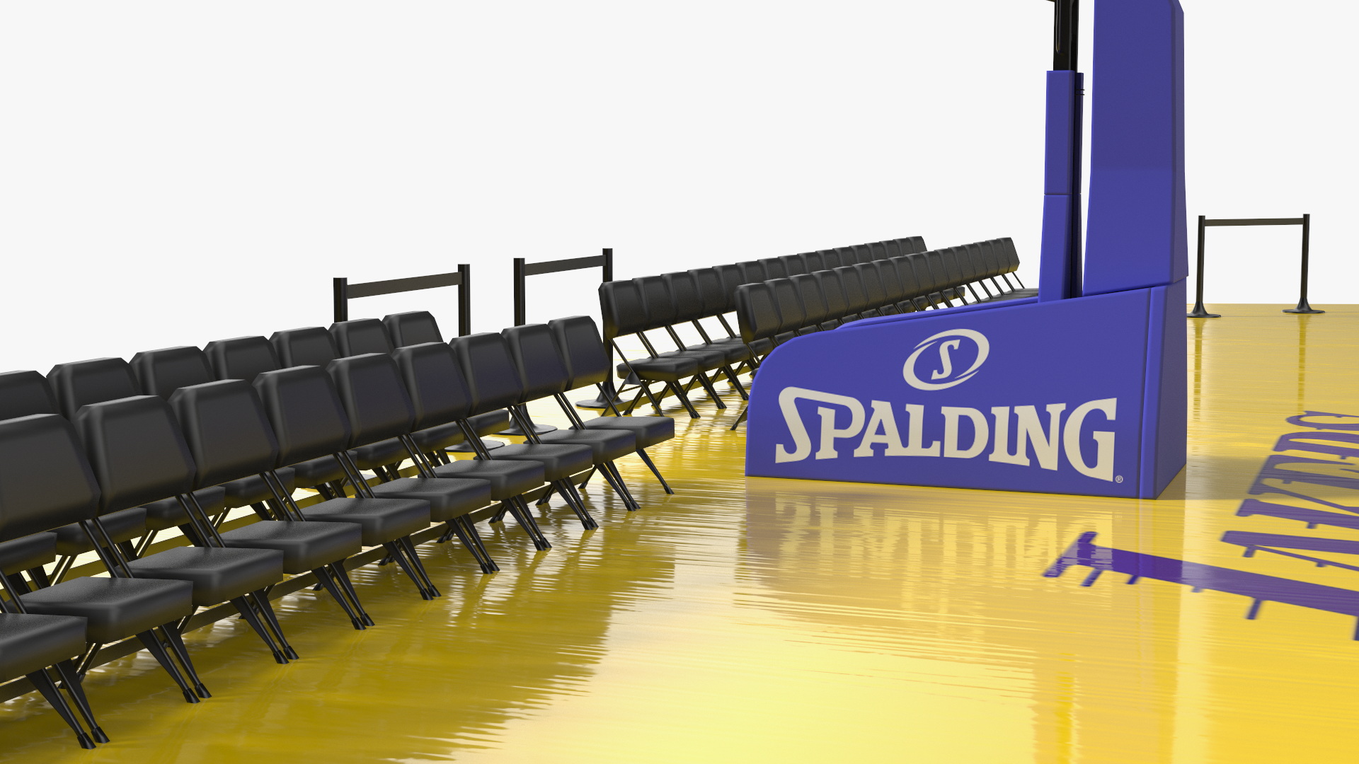 3D model Basketball Court Los Angeles Lakers