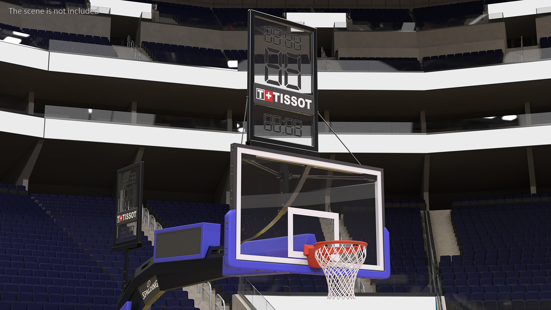 3D model Basketball Court Los Angeles Lakers